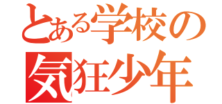 とある学校の気狂少年（）