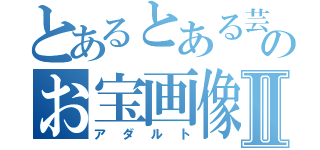 とあるとある芸能人のお宝画像Ⅱ（アダルト）