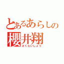 とあるあらしの櫻井翔（さくらいしょう）