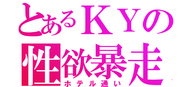 とあるＫＹの性欲暴走（ホテル通い）