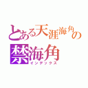 とある天涯海角の禁海角（インデックス）