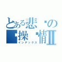 とある悲剧の节操爱情Ⅱ（インデックス）