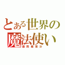 とある世界の魔法使い（霧雨魔理沙）