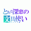 とある深窓の文具使い（ツンドラ娘）