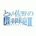 とある佐野の超羽球砲Ⅱ（スマッシュ）