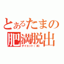 とあるたまの肥満脱出（ダイエット（笑））