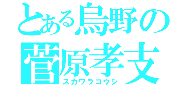 とある烏野の菅原孝支（スガワラコウシ）