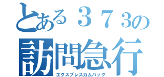 とある３７３の訪問急行（エクスプレスカムバック）