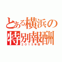 とある横浜の特別報酬（２０１５年版）