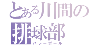 とある川間の排球部（バレーボール）