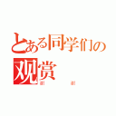 とある同学们の观赏（谢谢）