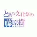 とある文化祭の藤原樹（ＧＯ ＯＮ ＴＨＥ ＲＡＭＰＡＧＥ）