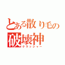 とある散り毛の破壊神（クラッシャー）