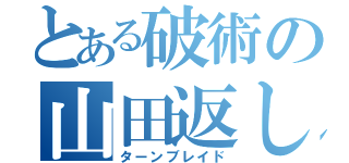 とある破術の山田返し（ターンブレイド）