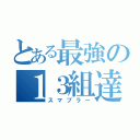 とある最強の１３組達（スマブラー）