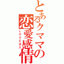 とあるクママの恋愛感情（ＬＯＶＥ注入）