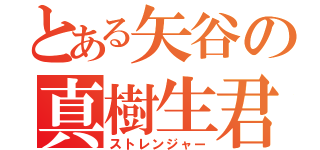 とある矢谷の真樹生君（ストレンジャー）