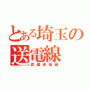 とある埼玉の送電線（武蔵赤坂線）