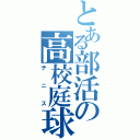 とある部活の高校庭球（テニス）