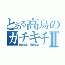 とある高鳥のガチキチⅡ（拒否禁止　拒否禁止）