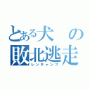 とある犬の敗北逃走（レンキャンプ）