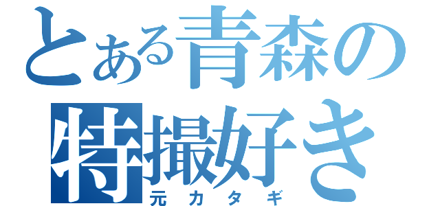 とある青森の特撮好き（元カタギ）