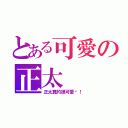 とある可愛の正太（正太真的很可愛唷！）