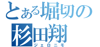 とある堀切の杉田翔（ジェロニモ）