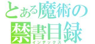 とある魔術の禁書目録（インデックス）