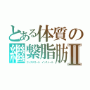 とある体質の繼繋脂肪Ⅱ（コレステロール　インストール）