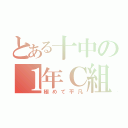 とある十中の１年Ｃ組（極めて平凡）