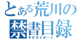 とある荒川の禁書目録（キチガイボーイ）