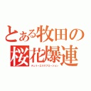 とある牧田の桜花爆連斬（チェリーエクスプロージョン）