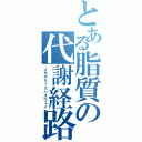 とある脂質の代謝経路（メタボリックパスウェイ）