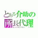 とある介助の所長代理（ビッグモンモン）