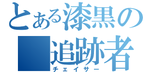 とある漆黒の 追跡者（チェイサー）