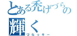 とある禿げづらの輝く（づらっキー）