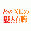 とあるⅩ世の忠犬右腕（獄寺隼人）