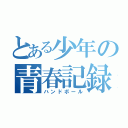 とある少年の青春記録（ハンドボール）