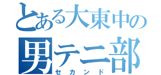 とある大東中の男テニ部（セカンド）