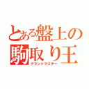 とある盤上の駒取り王（グランドマスター）