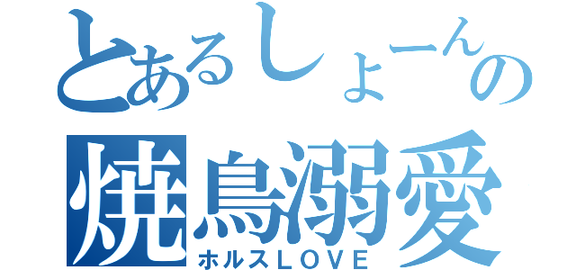 とあるしょーんの焼鳥溺愛（ホルスＬＯＶＥ）