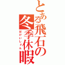 とある飛石の冬季休暇（ばけいしょん）