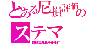 とある尼損評価のステマ（偽超音波洗浄器事件）