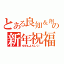 とある良知＆翔音の新年祝福（今年もよろしく！）