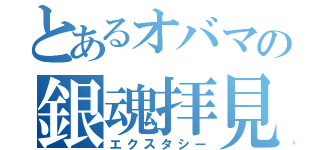 とあるオバマの銀魂拝見（エクスタシー）