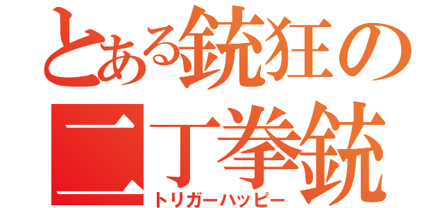 とある銃狂の二丁拳銃（トリガーハッピー）