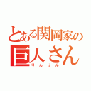 とある関岡家の巨人さん（りんりん）