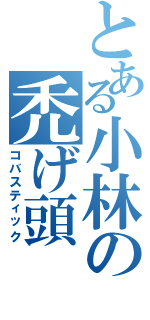 とある小林の禿げ頭（コバスティック）