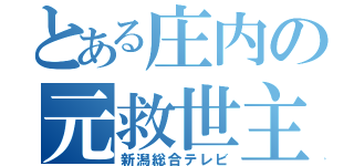 とある庄内の元救世主（新潟総合テレビ）